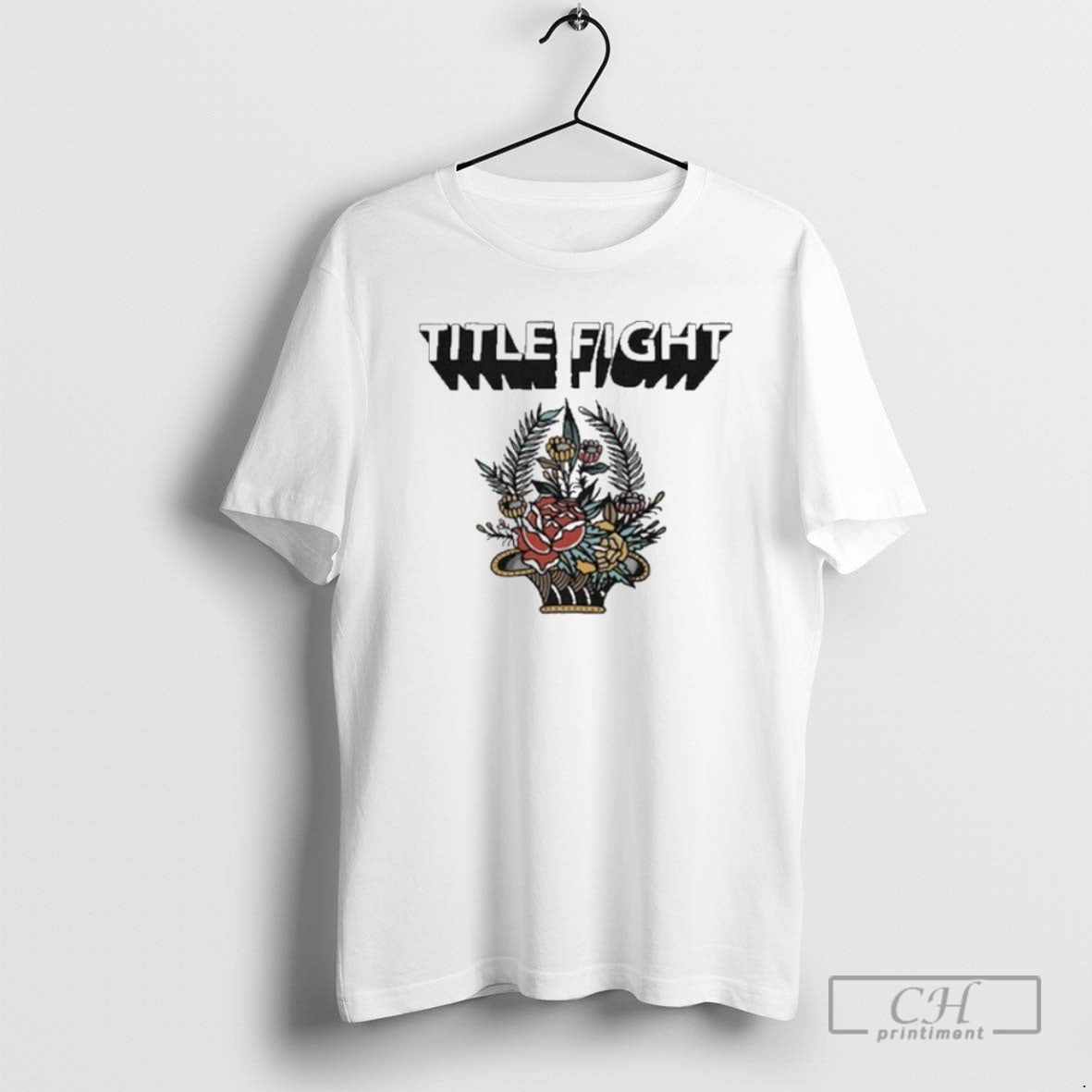 Premium Title Fight Flowers Shirt Sweater Hoodie, Sweatshirt | AU01DripNestTees.com