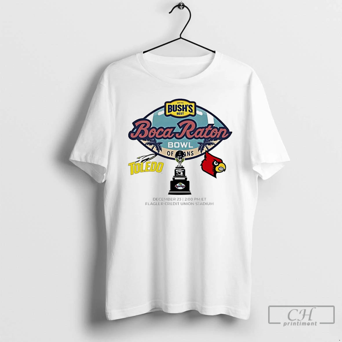 Premium Toledo Rockets Vs Louisville Cardinals 2025 Boca Raton Bowl T-Shirts, Hoodie, Sweatshirt | AU01DripNestTees.com