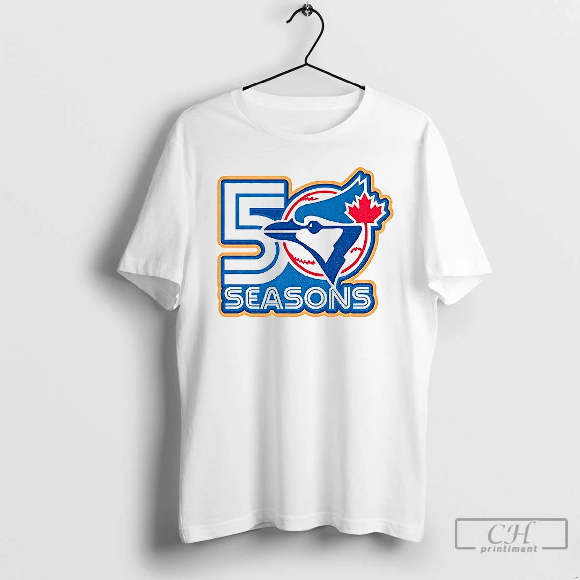Premium Toronto Blue Jays 50 Seasons The Blue Jays In 2026 T-Shirts, Hoodie, Sweatshirt | AU01DripNestTees.com