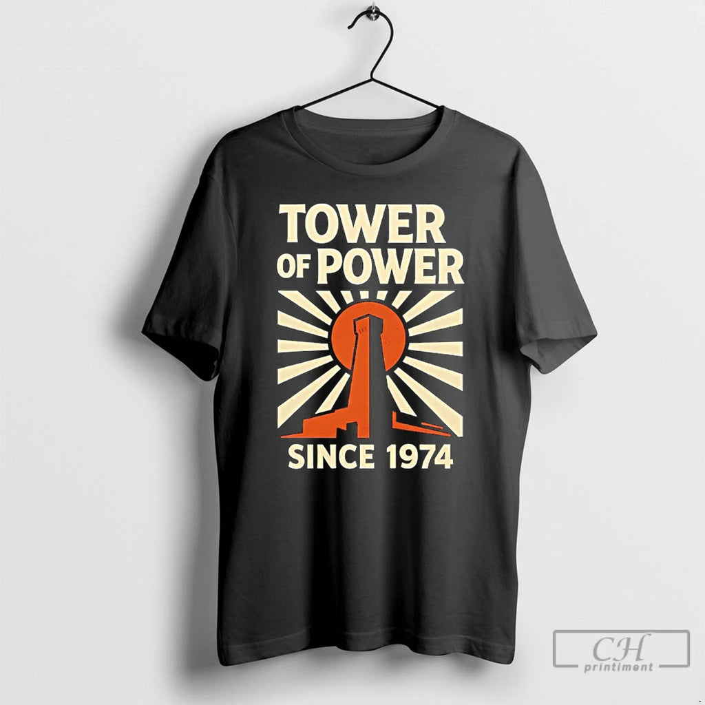 Premium Tower Of Power Since 1974 T-Shirts, Hoodie, Sweatshirt | AU01DripNestTees.com