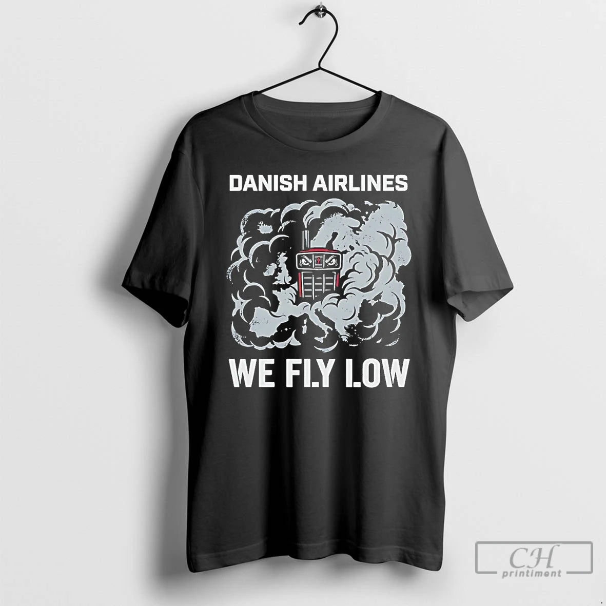 Premium Traktortraek Danish Airlines We Fly Low T-Shirts, Hoodie, Sweatshirt | AU01DripNestTees.com