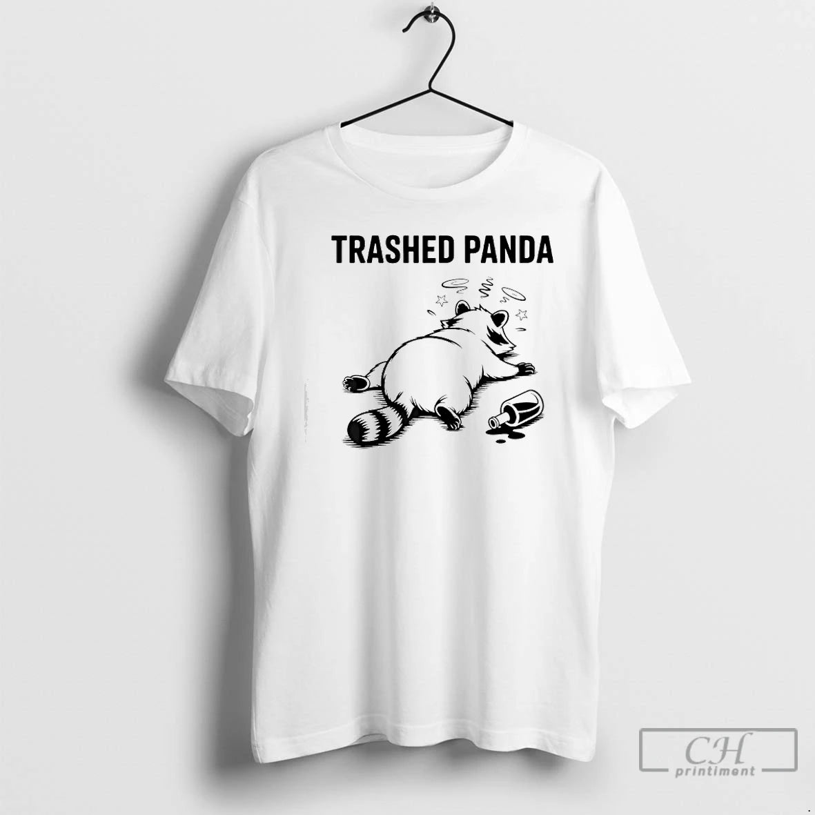 Premium Trashed Panda Drunk Racoon Funny T-Shirts, Hoodie, Sweatshirt | AU01DripNestTees.com