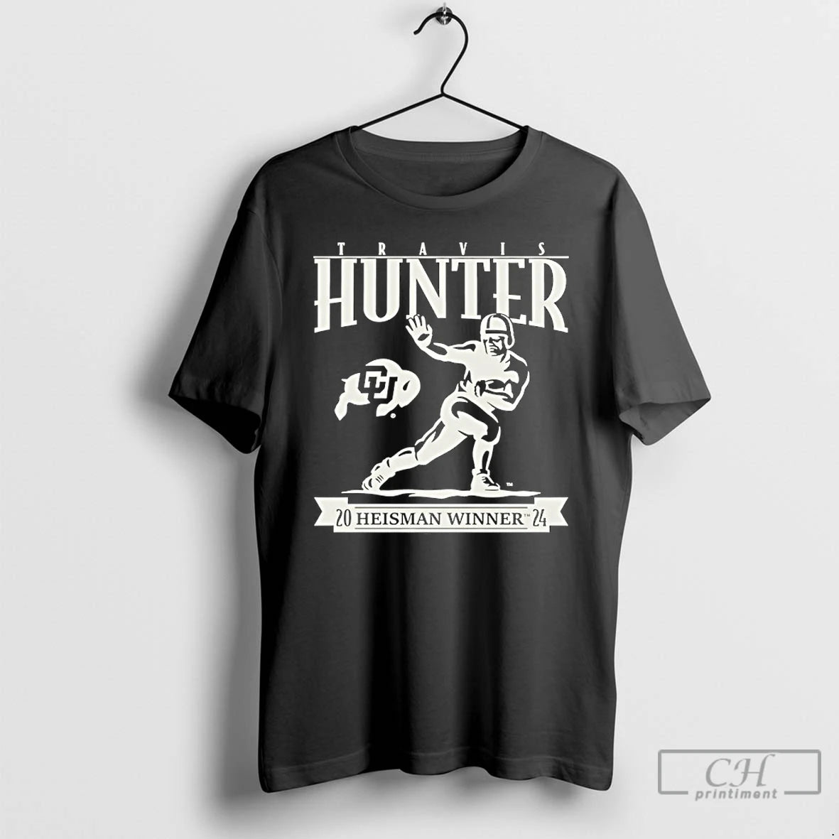 Premium Travis Hunter Colorado Buffaloes Football 2024 Heisman Trophy T-Shirts, Hoodie, Sweatshirt | AU01DripNestTees.com