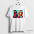 Premium Travis And Taylor Glanced Back And Forth At Cj Stroud Texans T Shirts Sweater Hoodie, Sweatshirt