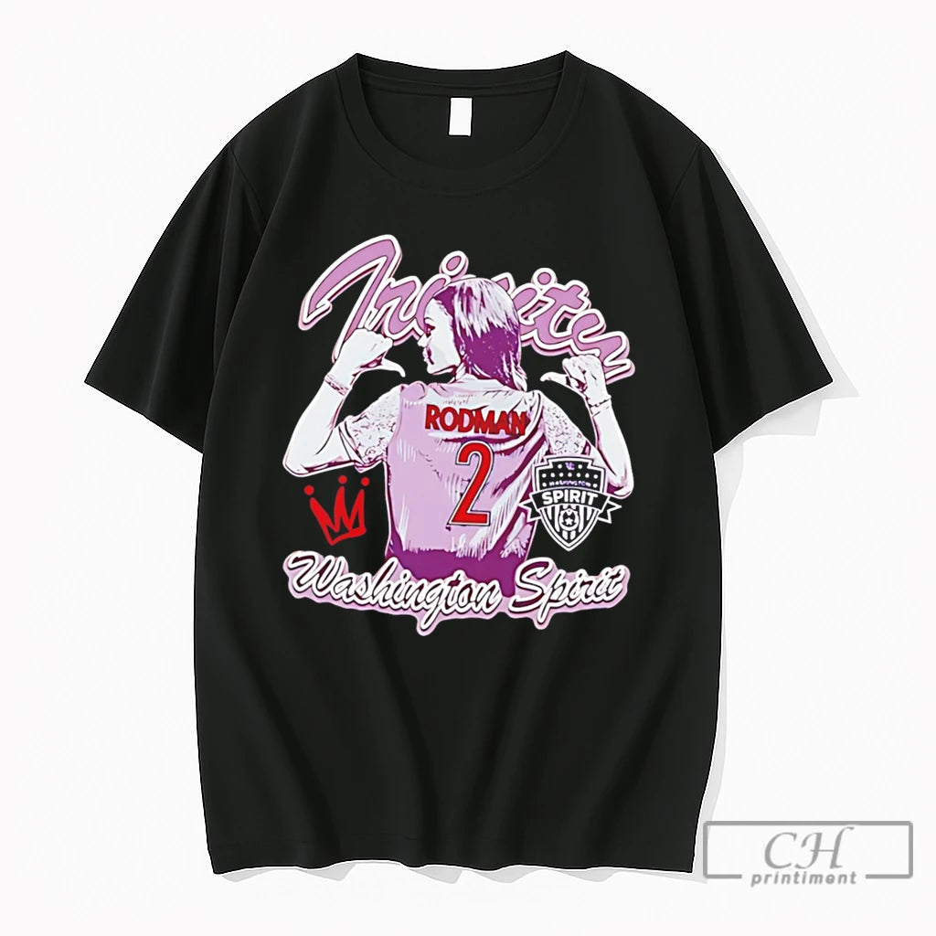 Premium Trinity Rodman Washington Spirit Nwsl Mono Tee