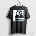 Premium Trump I Voted For This Middle Finger T-Shirts, Hoodie, Sweatshirt | AU01DripNestTees.com