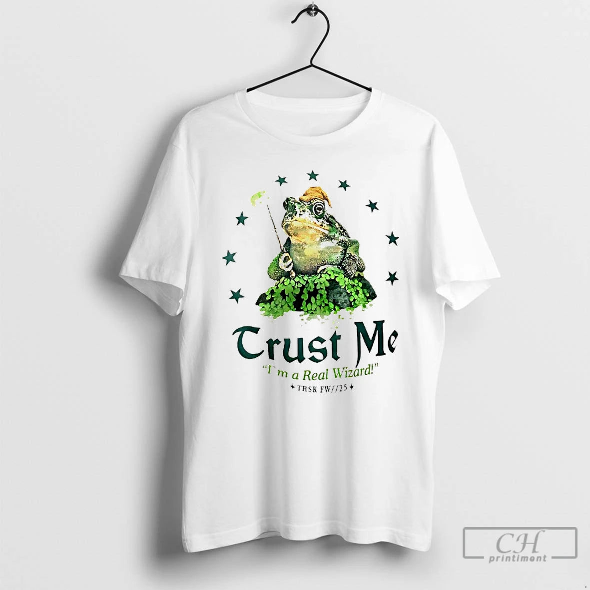 Premium Trust Me Im A Real Wizard Frog Graphic T-Shirts, Hoodie, Sweatshirt | AU01DripNestTees.com