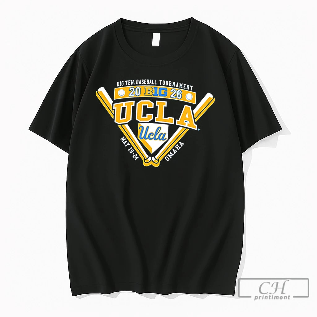 Premium Ucla Bruins 2026 Big Ten Baseball Tournament Participant Tee