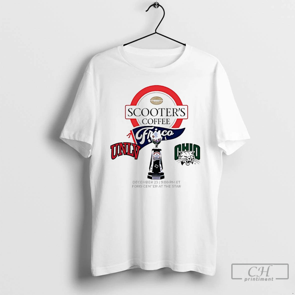 Premium Unlv Rebels Vs Ohio Bobcats 2025 Scooters Coffee Trisco Bowl T-Shirts, Hoodie, Sweatshirt | AU01DripNestTees.com