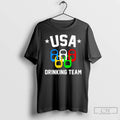 Premium Usa Drinking Team Graphic T-Shirts, Hoodie, Sweatshirt | AU01DripNestTees.com