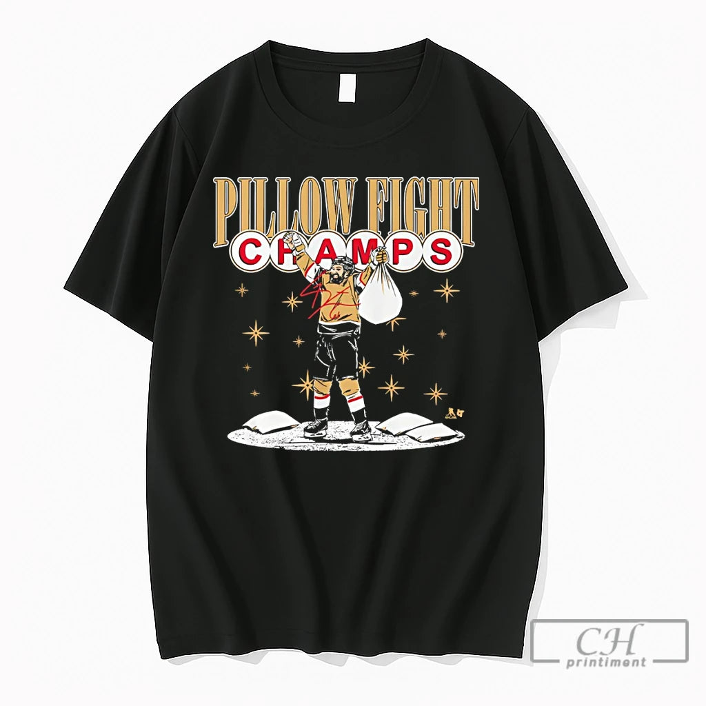 Premium Vegas Golden Knights Hockey Pillow Fight Champs Signature