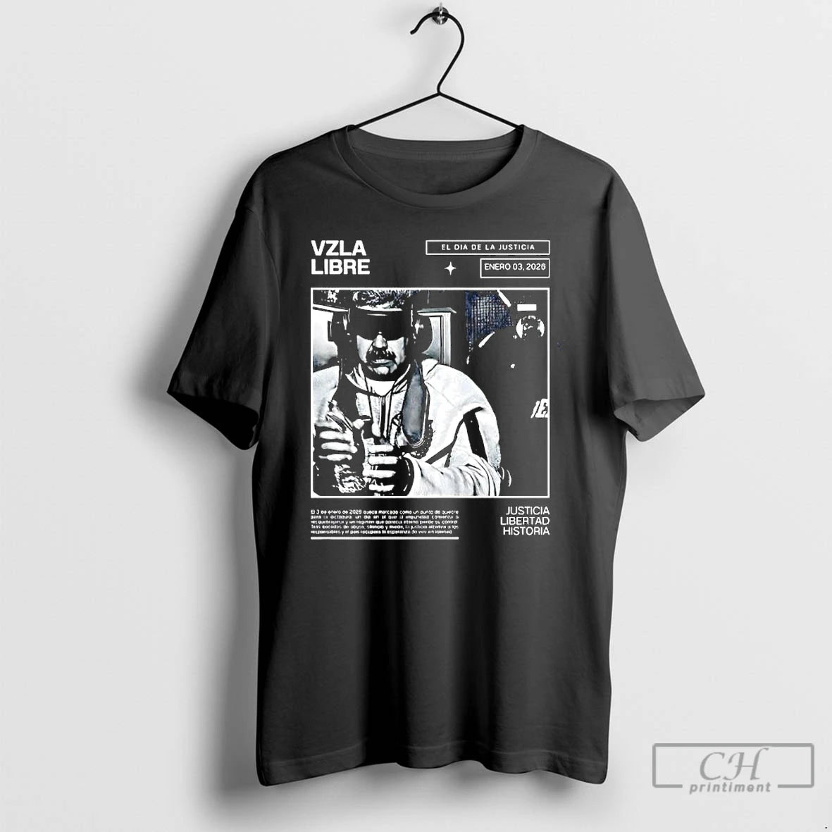 Premium Vzla Libre El Dia De La Justicia Enero 03th 2026 Justicia Libertad Historia T-Shirts, Hoodie, Sweatshirt