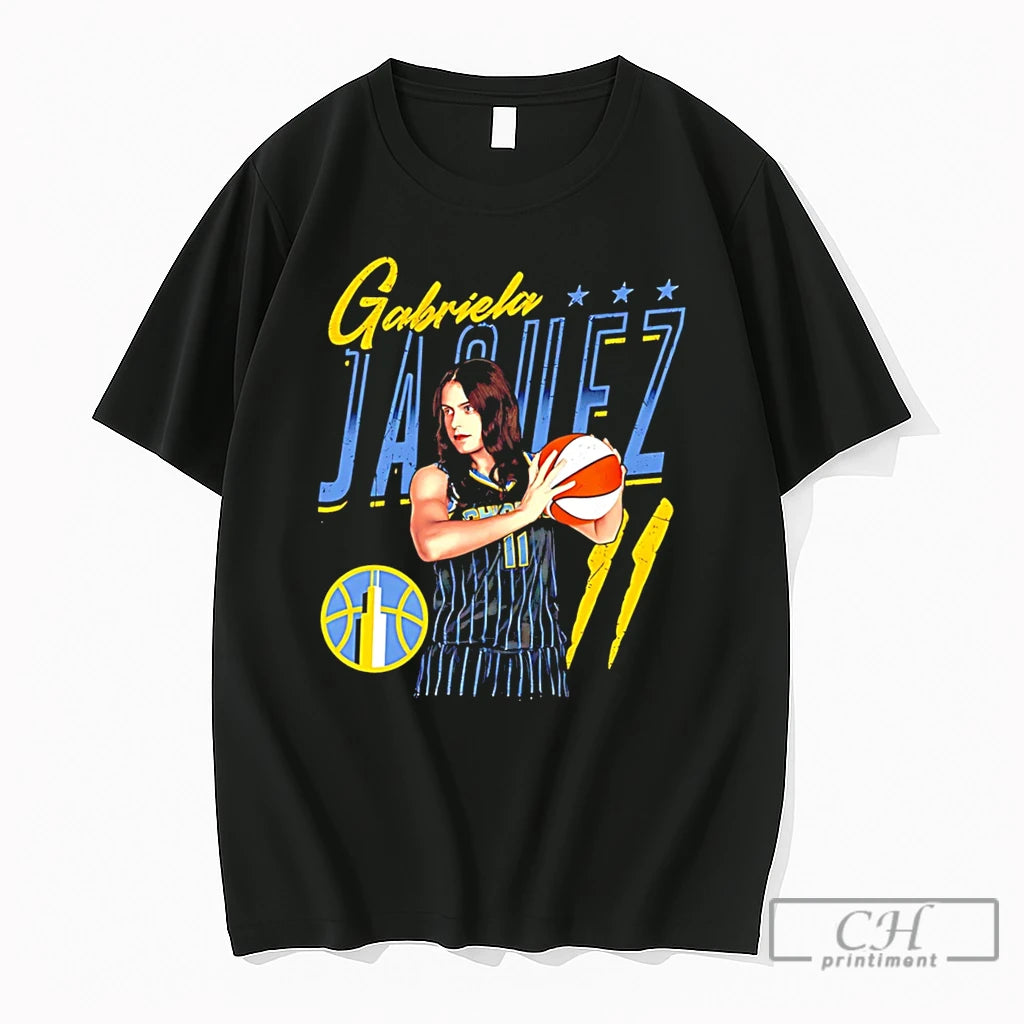 Premium Wnba Gabriela Jaquez Number 11 Illustration Tee