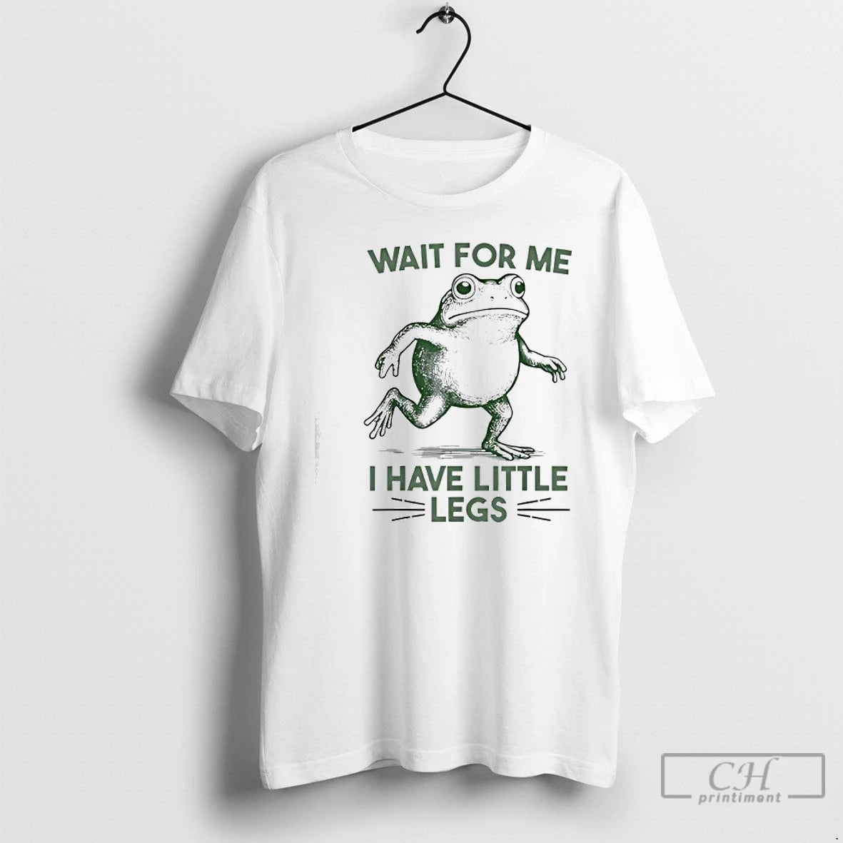 Premium Wait For Me I Have Little Legs Frog T-Shirts, Hoodie, Sweatshirt | AU01DripNestTees.com