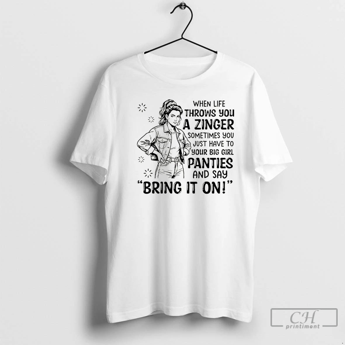 Premium When Life Throws You A Zinger Sometimes You Just Have To Put On Your T-Shirts, Hoodie, Sweatshirt