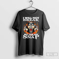 Premium Wolf I Will Not Break But One Day I Will Fucking Snap T Shirts Hoodie, Sweatshirt | AU01DripNestTees.com