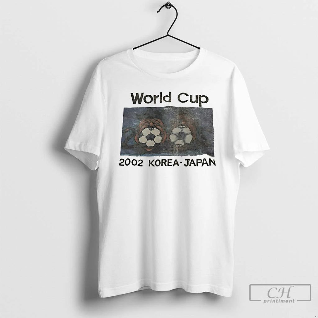 Premium World Cup 2002 Korea Japan Vintage T-Shirts, Hoodie, Sweatshirt | AU01DripNestTees.com