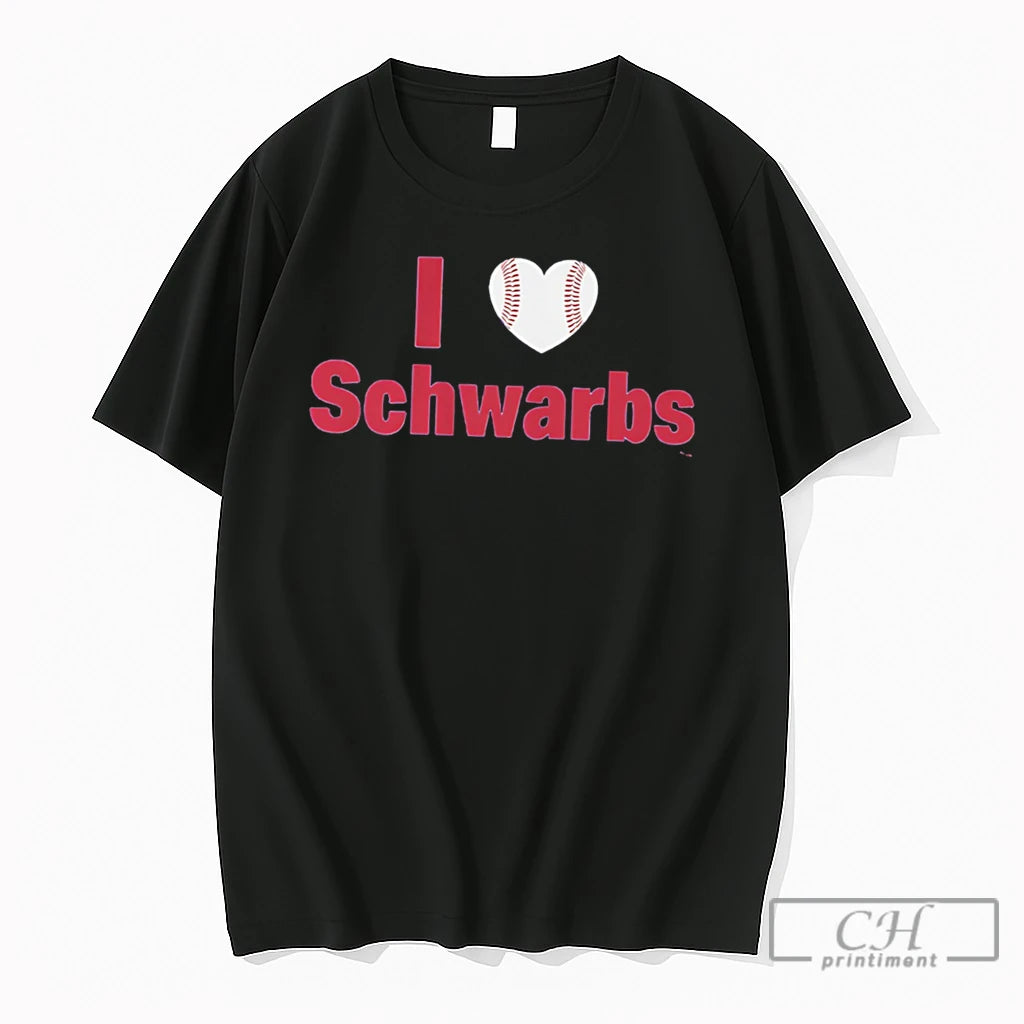 Premium Lwldtr9k Kyle Schwarber Philadelphia Phillies I Love The Schwarbs Heart Tee T Shirts Sweater