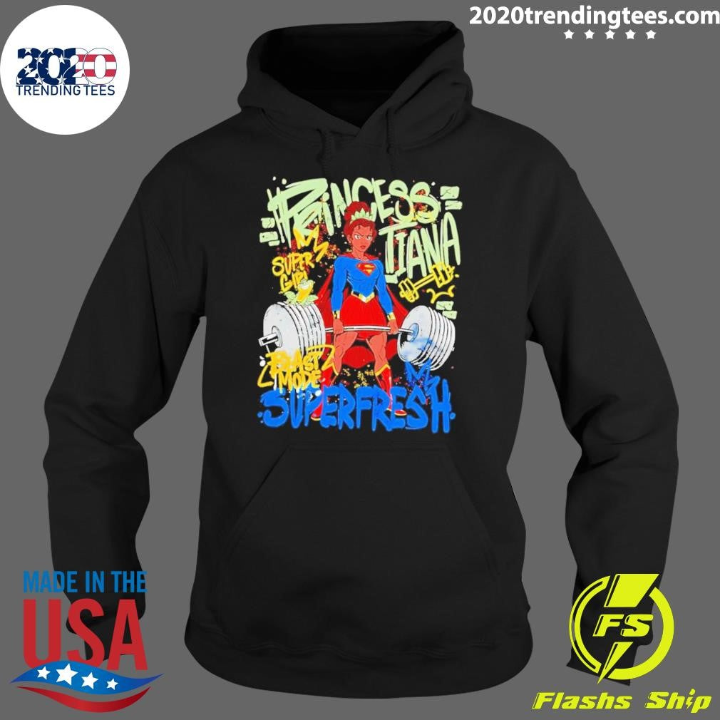 Princess Tiana Supergirl Disney Princess Tiana Supergirl Beast Mode Superfresh Shirt