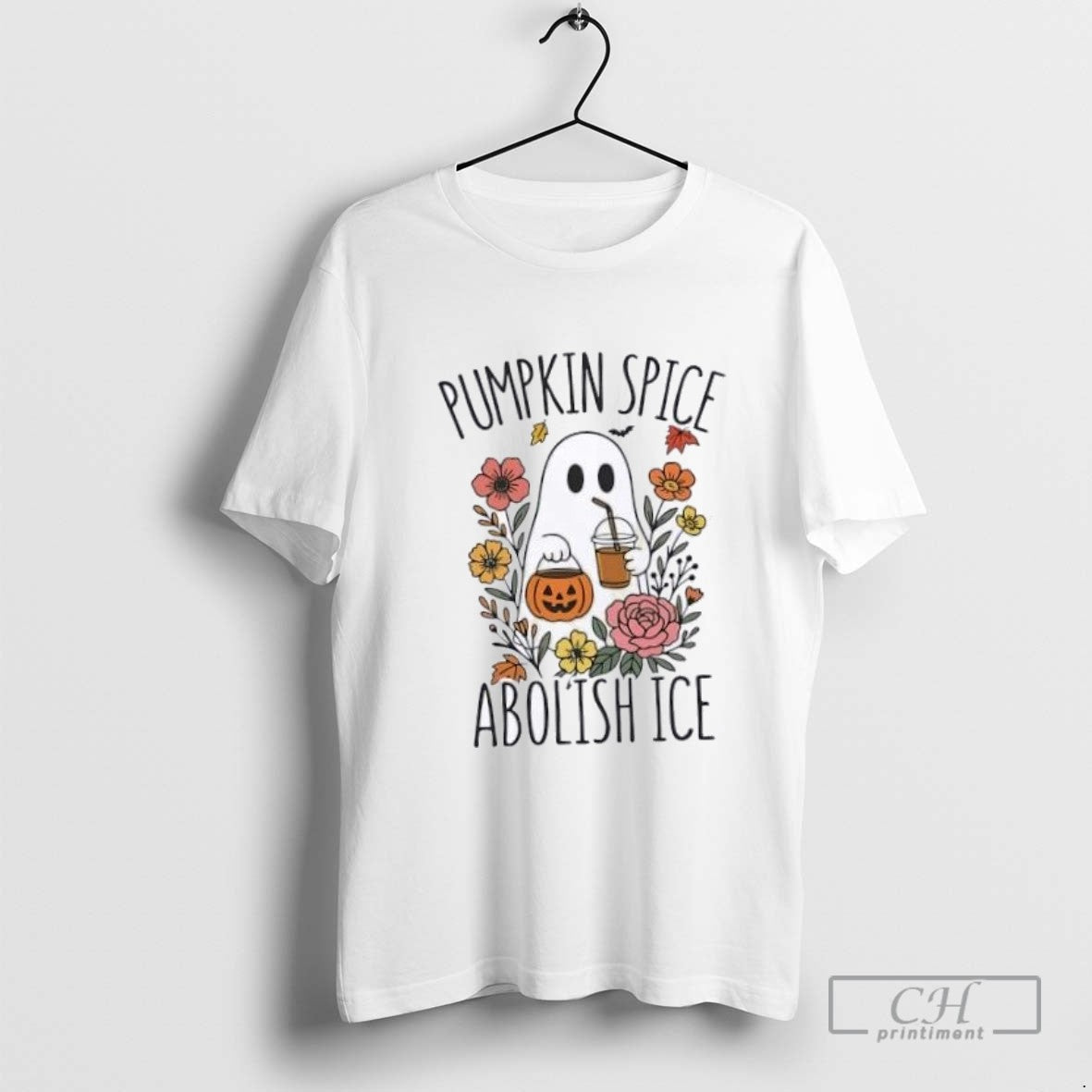 Pumpkin Spice Abolish Ice Halloween