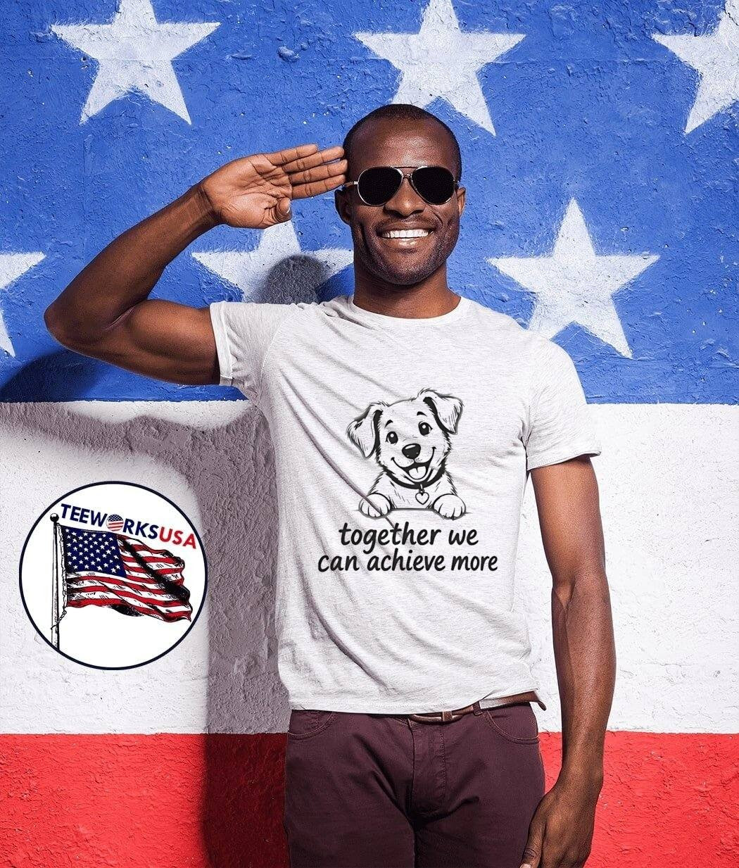 Puppy Together We Can Achieve More T-Shirt