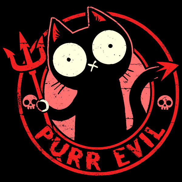 Purr Evil Cat
