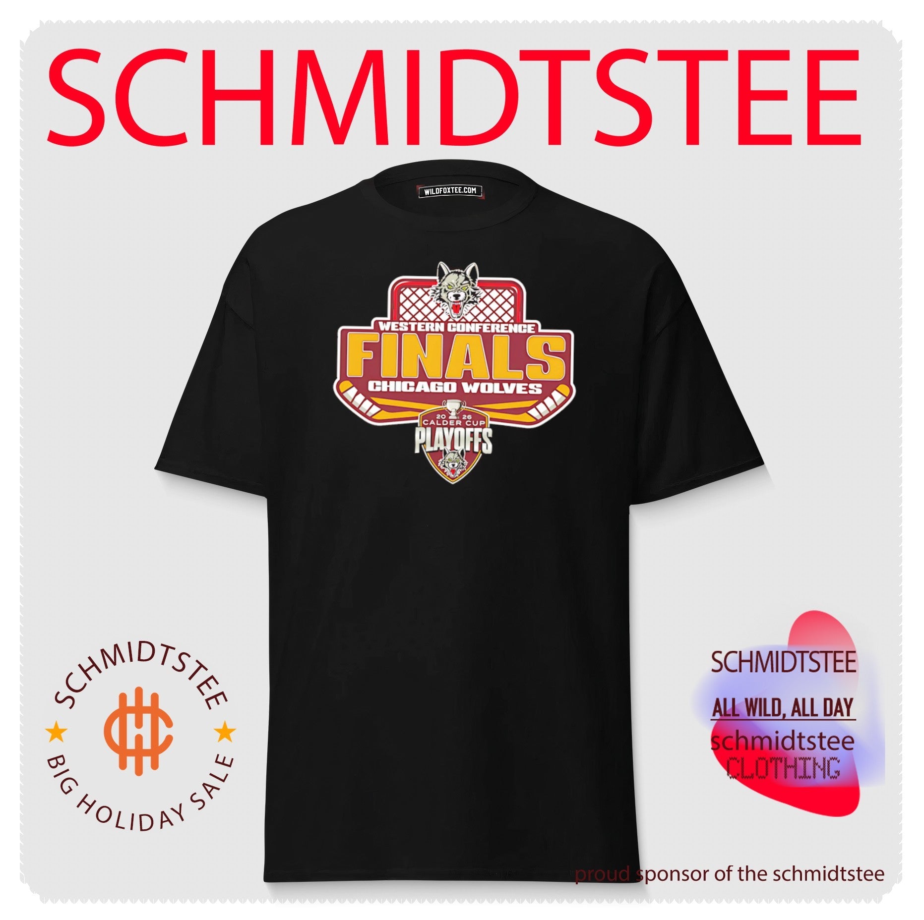 Chicago Wolves 2026 Western Conference Finals shirt