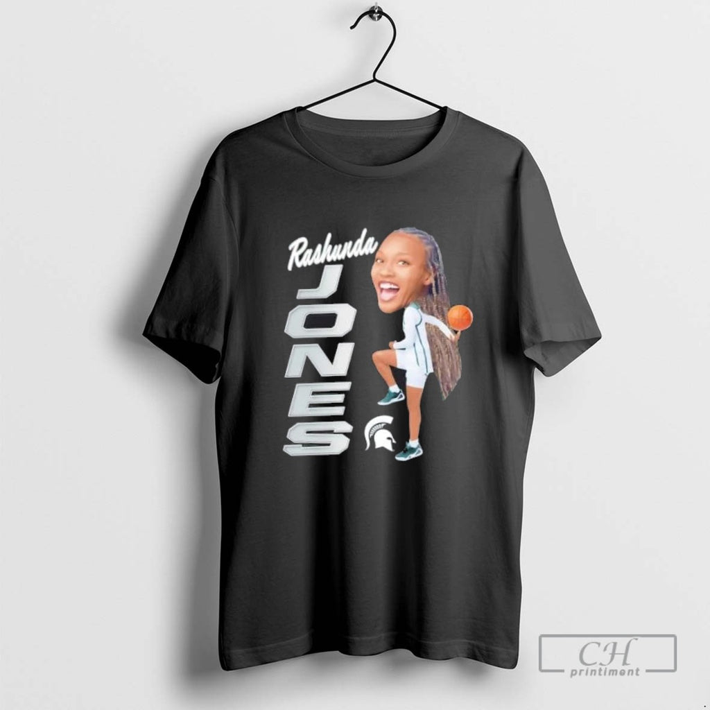 Rashunda Jones Michigan State Spartans Elevated Caricature