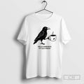 Raven Crow Coffee Hello Darkness My Old Friend Halloween