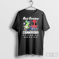 Red October Philadelphia Phillies 2025 B2b Nl East Division Champions Shirt Sweater