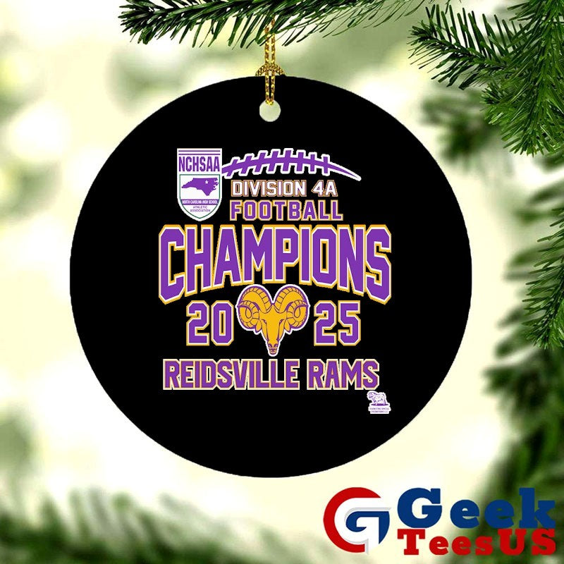 Reidsville Rams NCHSAA Division 4A Football Champions 2025 T-shirt
