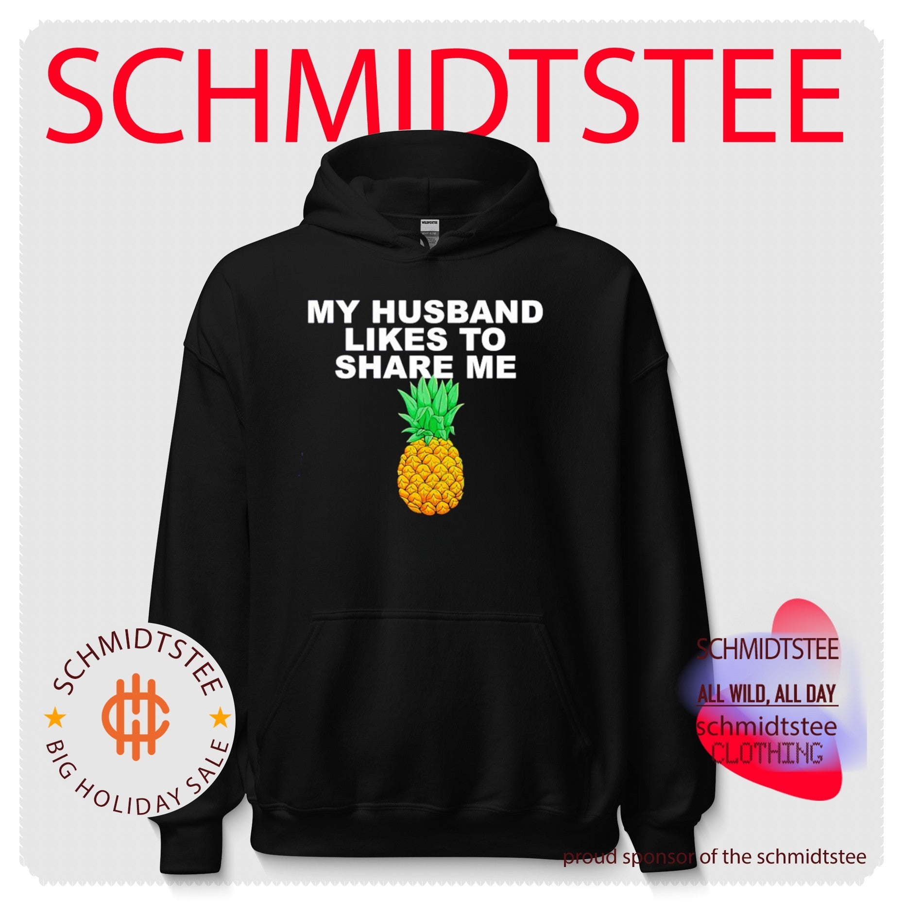 My husband likes to share me pineapple shirt