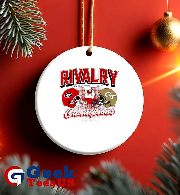Rivalry Champions Georgia Bulldogs vs Georgia Tech Yellow Jackets Winner 2025 h2h shirt