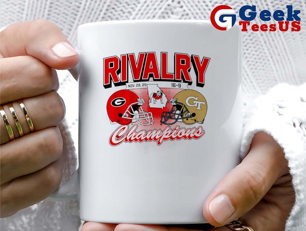 Rivalry Champions Georgia Bulldogs vs Georgia Tech Yellow Jackets Winner 2025 h2h shirt