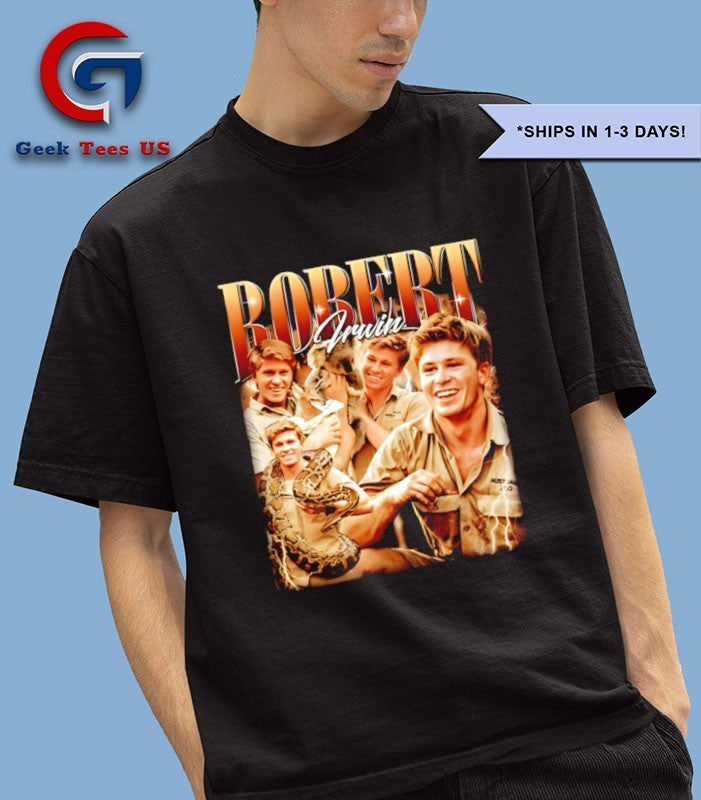 Robert Irwin Zookeeper 90s shirt