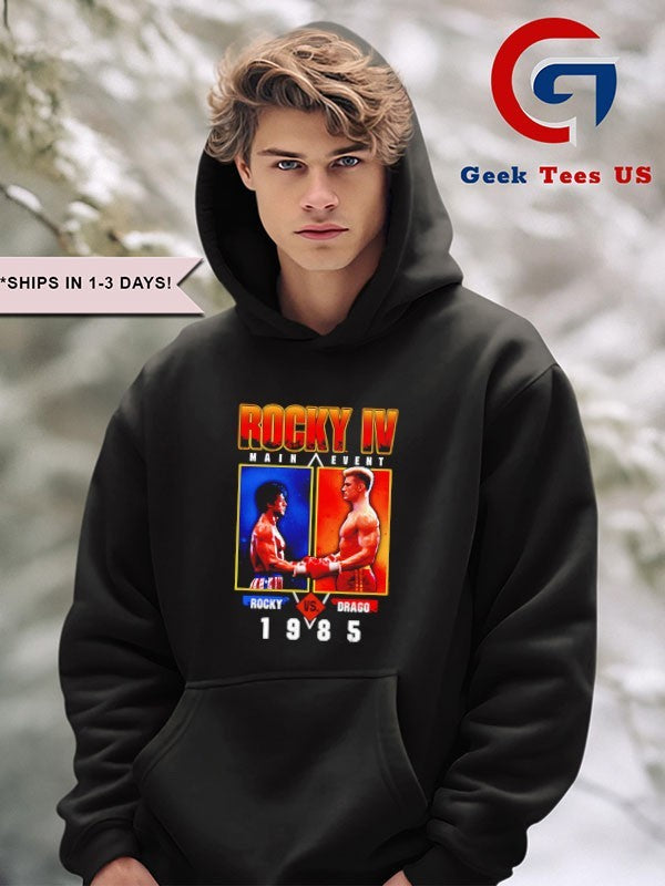 Rocky vs Drago Rocky IV Movie Main Event 1985 shirt