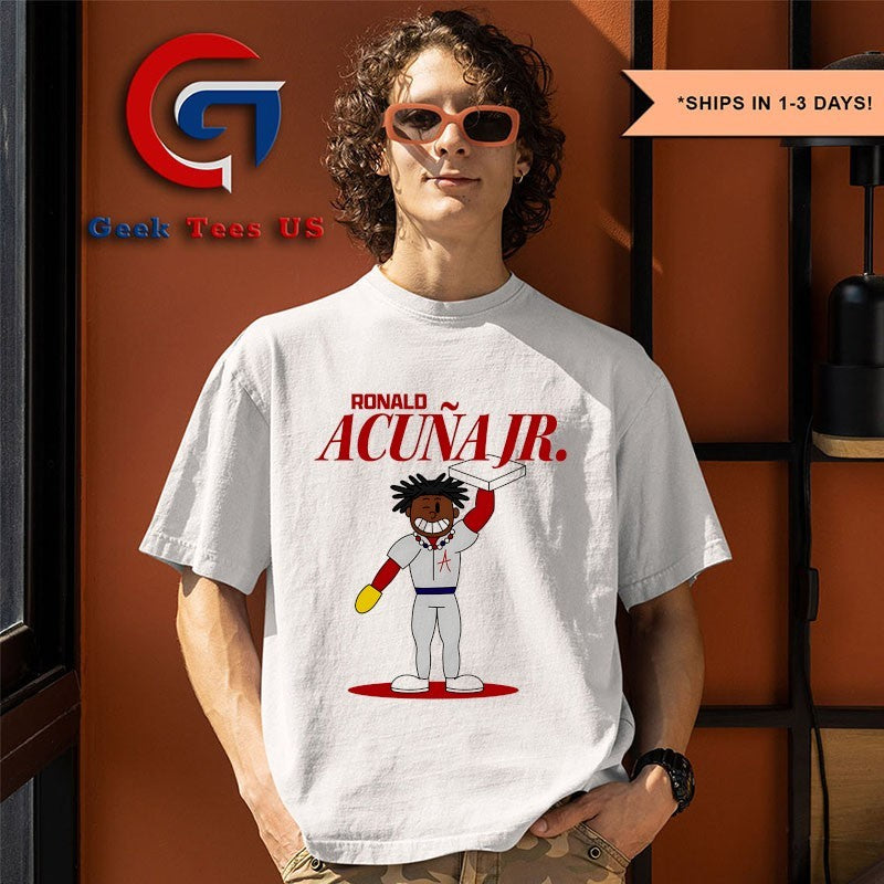 Ronald Acuna Jr. Atlanta Braves baseball Summer cartoon shirt