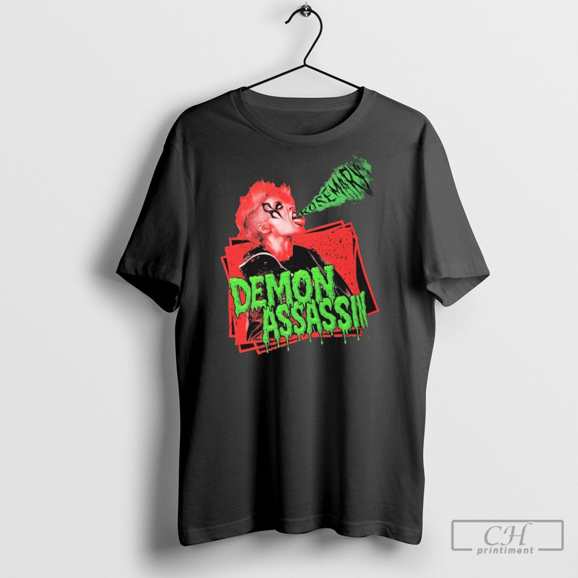 Rosemary Demon Assassin Green Mist Tee Shirts