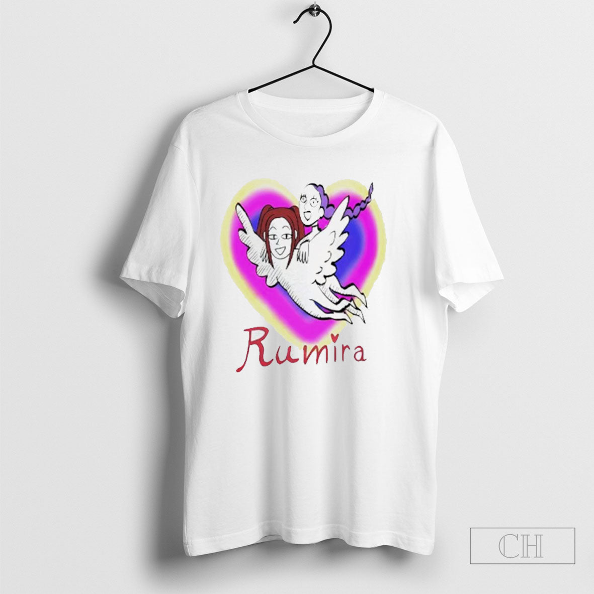Rumira Angel Wings Flying Couple Shirt Tee