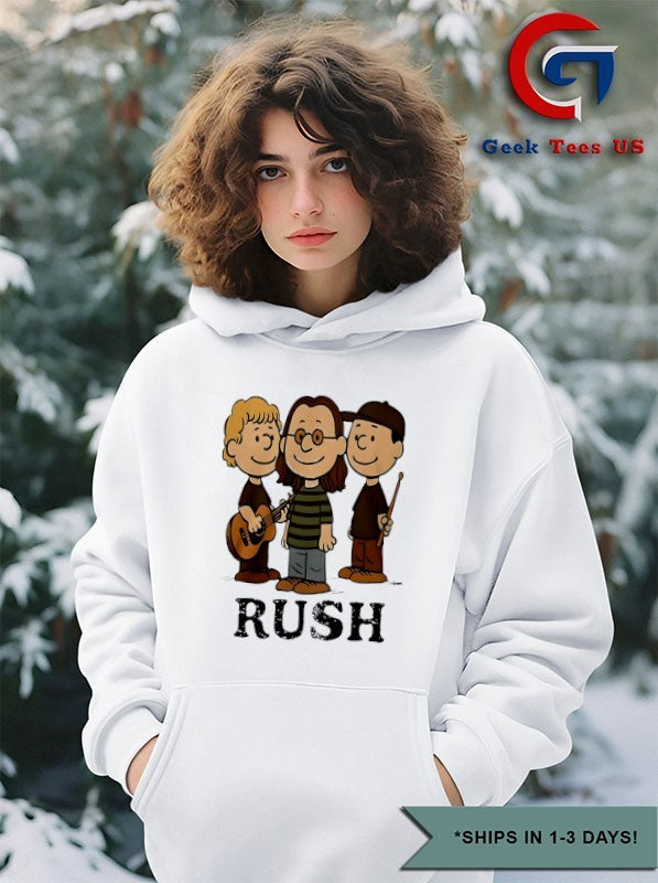 Rush Band as Peanuts shirt