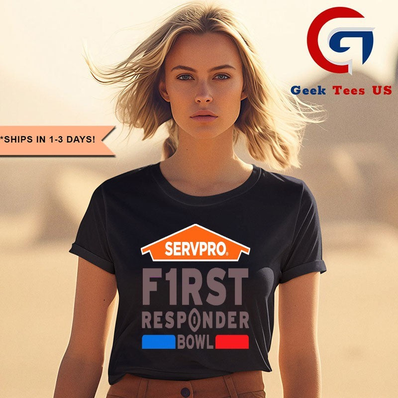 SERVPRO First Responder Bowl 2025 logo T-shirt