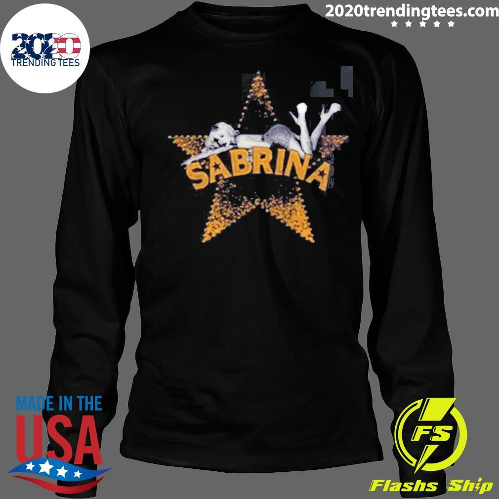 Sabrina Carpenter Coachella 2026 Merch Live In Indio California Golden Star Shirt