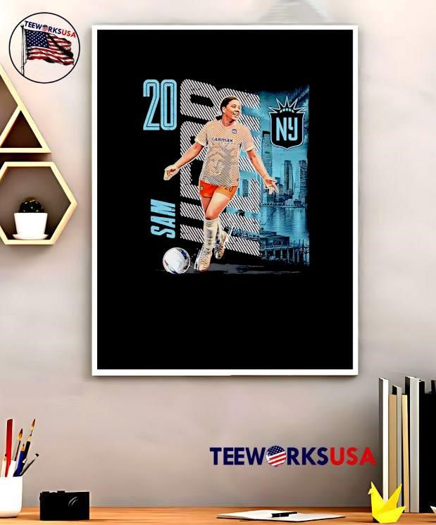 Sam Mewis Playing Soccer 20 NY Carmax NJ NY Gotham FC shirt