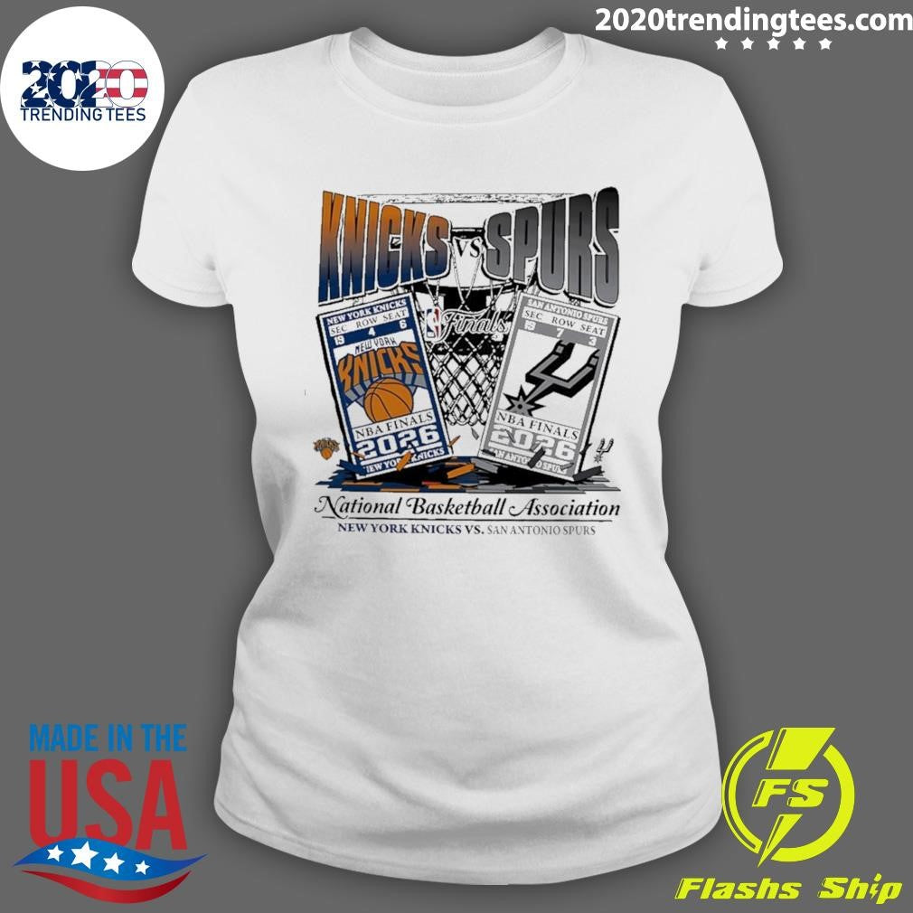 San Antonio Spurs Vs New York Knicks 2026 Nba Finals Matchup Shirt