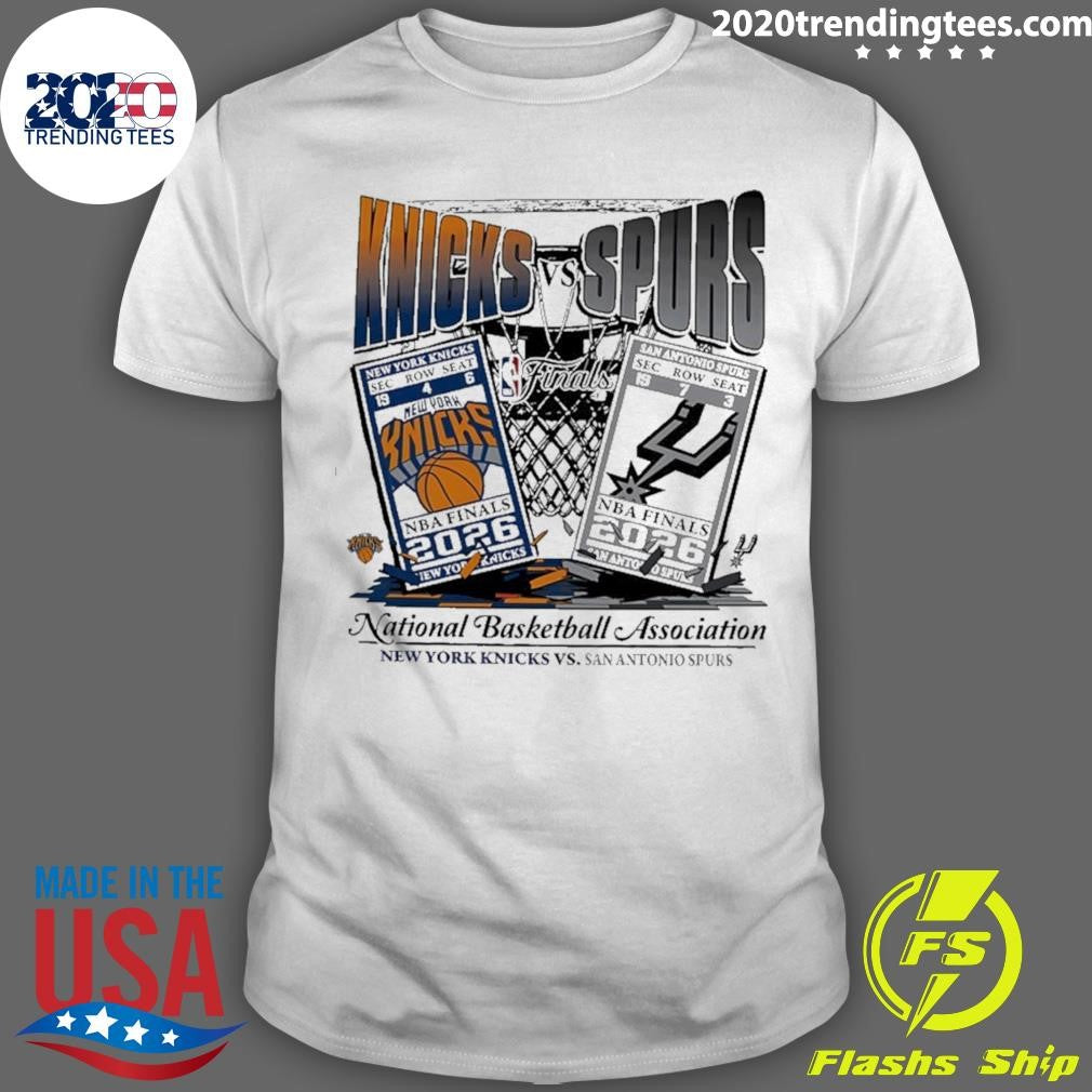 San Antonio Spurs Vs New York Knicks 2026 Nba Finals Matchup Shirt