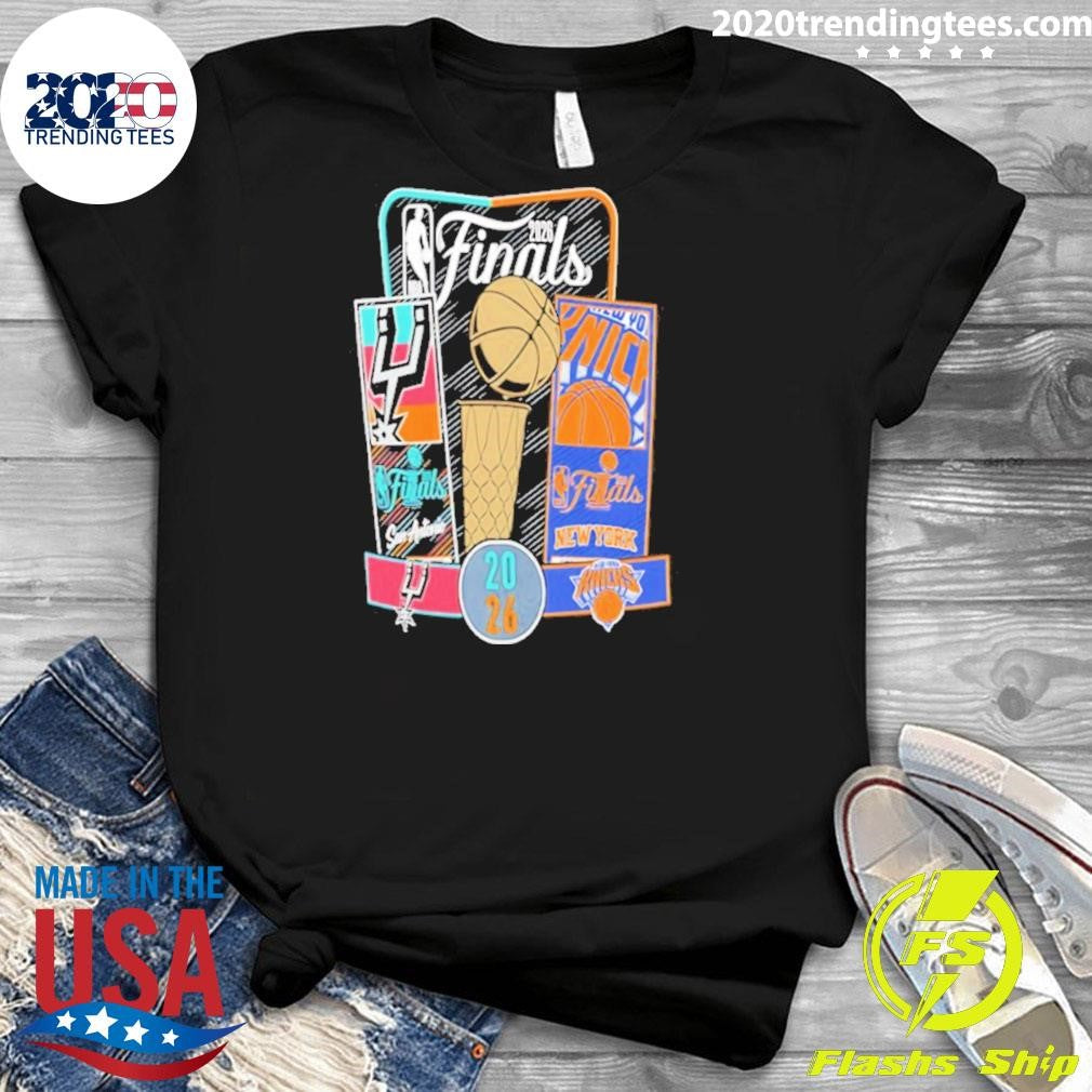 San Antonio Spurs Vs New York Knicks 2026 Nba Finals Ticket Matchup Shirt