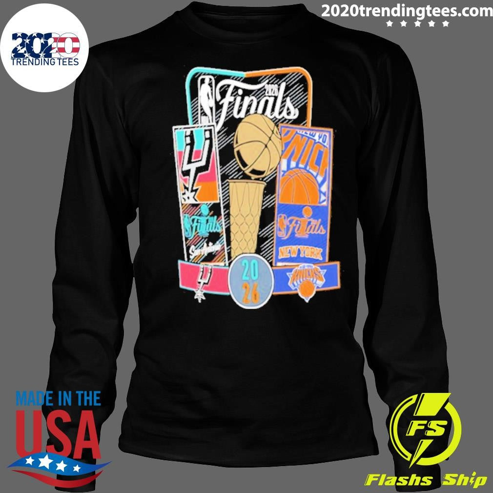 San Antonio Spurs Vs New York Knicks 2026 Nba Finals Ticket Matchup Shirt