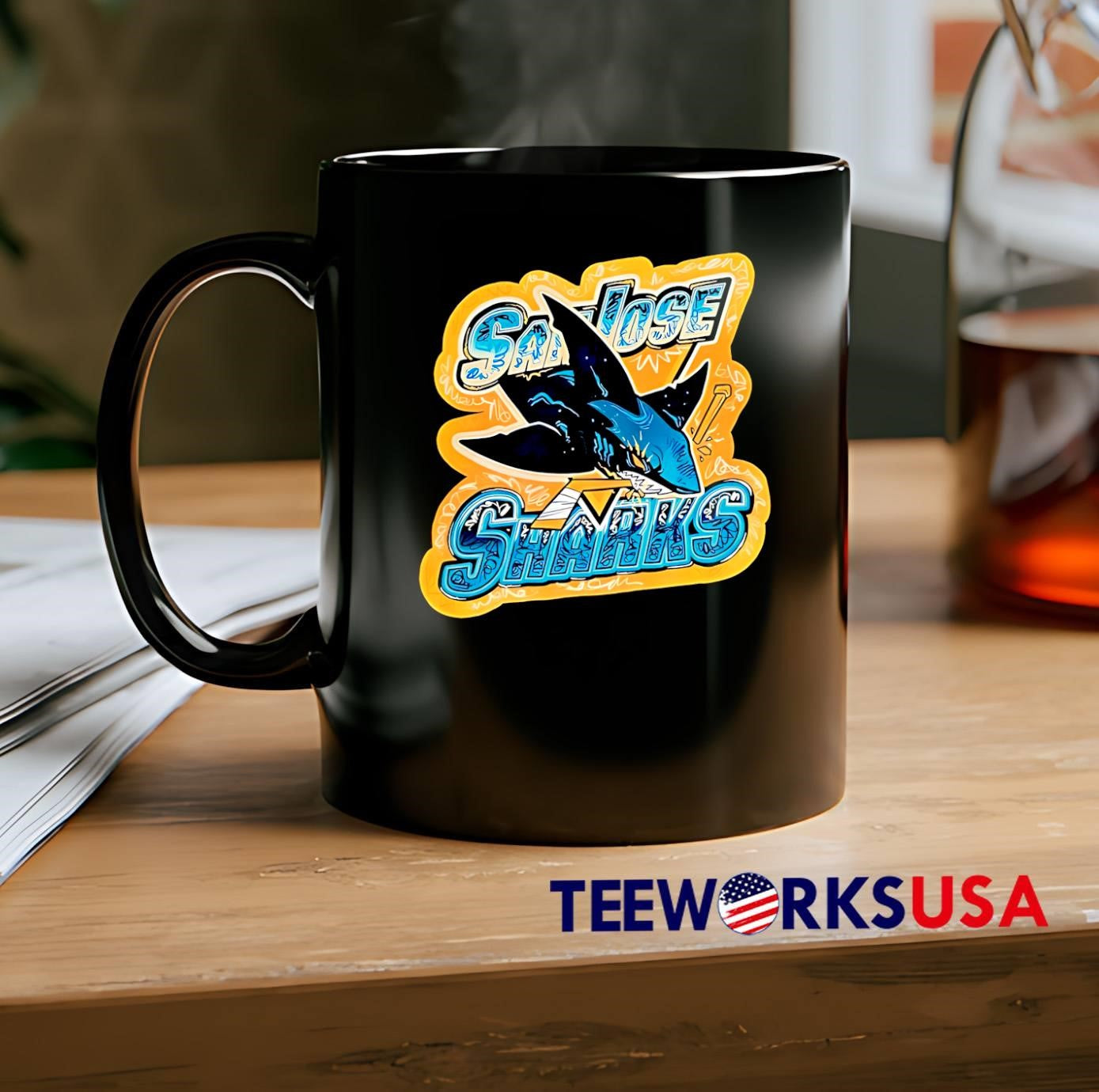 San Jose Sharks Artistic Shark shirt