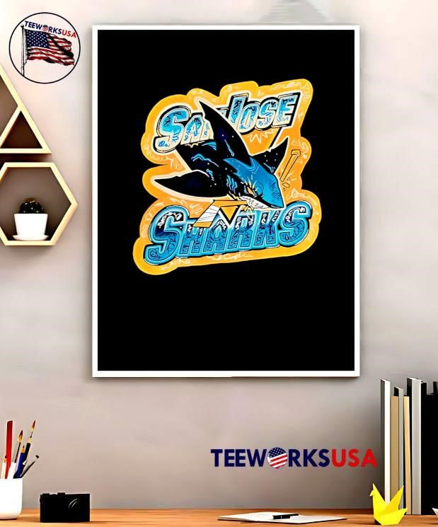 San Jose Sharks Artistic Shark shirt