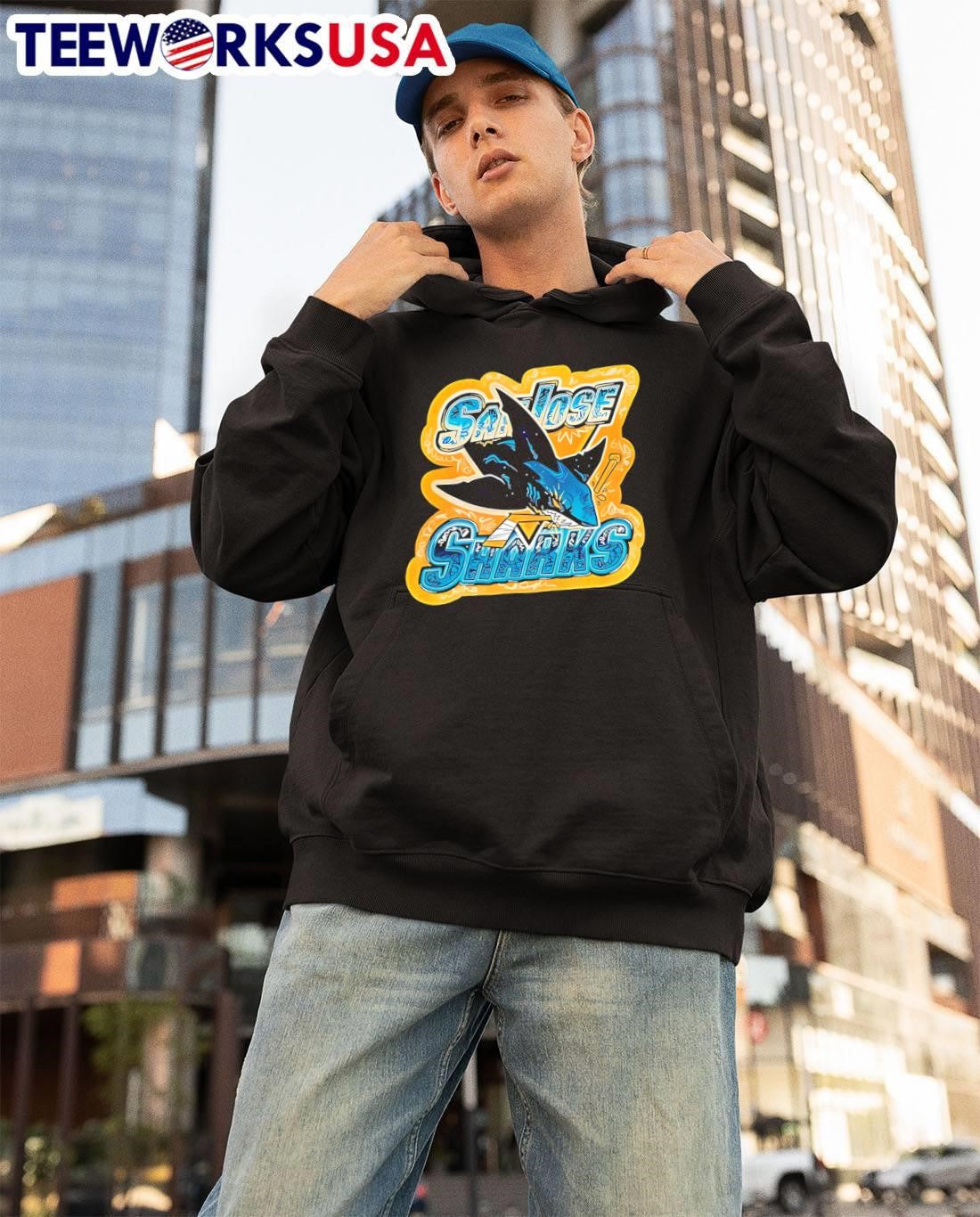 San Jose Sharks Artistic Shark shirt